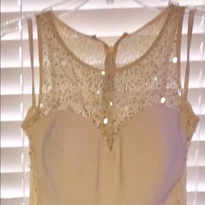 ALYCE FORMAL CREAM DRESS LONG